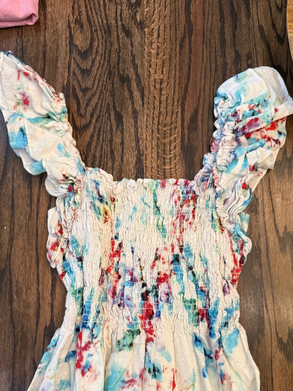 Willa Story Multi Color Ruffle Blouse